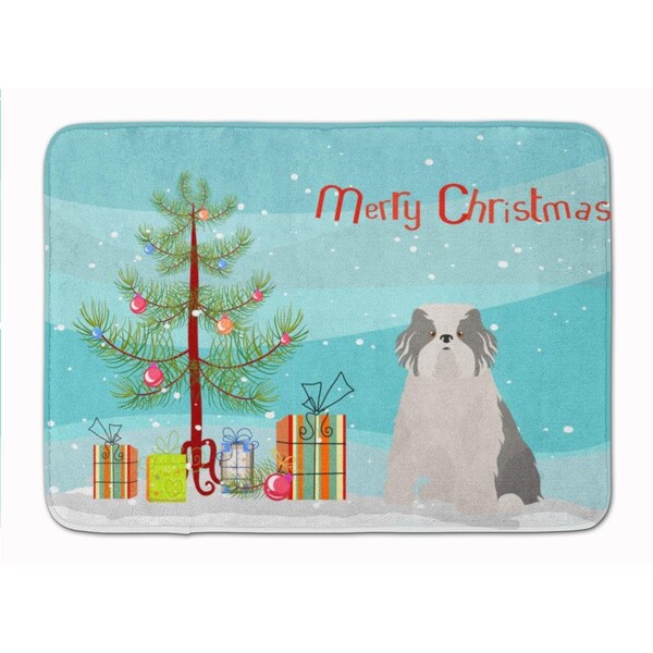 Carolines Treasures Odis Odessa Domestic Ideal Dog Christmas Tree Machine Washable Memory Foam Mat CK3504RUG - main